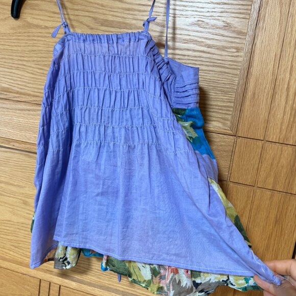 3/$20, Purple Blue Floral Camisole Top, NWOT - Picture 7 of 11